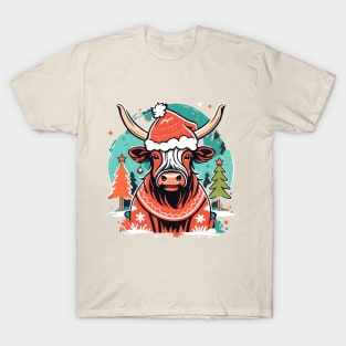 Highland Cow Christmas Sweater T Shirts for Sale TeePublic